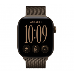 Apple Watch Series 12 42 mm Dark Bronze Aluminum, Milanese Loop (Dark Bronze)